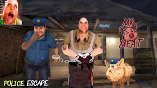 Mr Meat 1 Full Gameplay police 🚓 escape in Hindi and Urdu voice [upl. by Wain564]