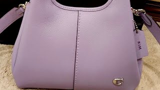 Coach Lana 23 Light purple 💜 Unboxing unbagging [upl. by Reggis]