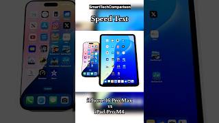 iPhone 16 Pro Max vs iPad Pro M4 Speed Test [upl. by Sachsse]