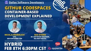 GITHUB CODESPACES VIRTUAL Learn All About Container Based Development [upl. by Kooima237]