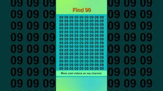 Easy puzzle Find number 90 [upl. by Aset799]