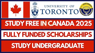 Canada Scholarships  Lester B Pearson International Student Scholarship Toronto University 202425 [upl. by Gruver]