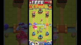 Difesa gran cavaliere evoluto  attivazione torre centrale col 26🤯😍clashroyale [upl. by Ainar]