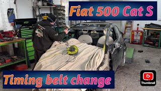 FIAT 500 LOUNGE FACELIFT 2017 CAT S COPART SALVAGE REBUILD PART 3 [upl. by Hepzi]