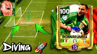 EURO DONNARUMMAS REVIEW  HIS DIVING IS EXTRAORDINARY 🚀  FC MOBILE GAMEPLAY [upl. by Ydur472]