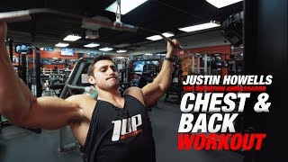 S1 Ep13  Chest amp Back Workout with Justin Howells [upl. by Selokcin771]