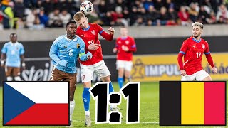 ČESKO VS BELGIE U21 BARÁŽ O EURO 2025 2ZÁPAS [upl. by Wack]