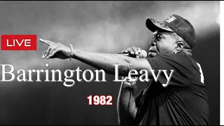 Official Reggae Barrington Levy Live 1982 [upl. by Alor863]