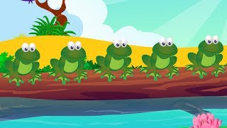 Five Little Speckled Frogs  5 Little Speckled Frogs  Nursery Rhymes For Children by Kids Tv [upl. by Etnauq267]