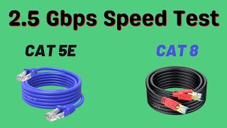 CAT 8 vs CAT 5E  Ethernet Speed Test [upl. by Anem]