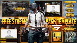 FREE PUBG Streampack Template  PSD  Seangraphicx [upl. by Inaffit73]