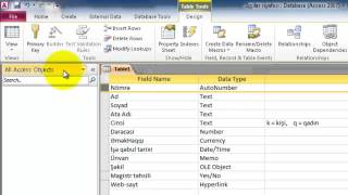 MS Access 2010 ders 5 [upl. by Molohs550]