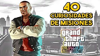 40 CURIOSIDADES de las MISIONES de GTA IV 4 TBOGT [upl. by Lalad]