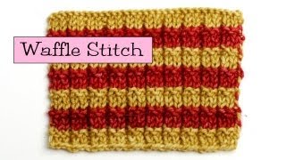 Fancy Stitch Combos  Waffle Stitch [upl. by Jessie706]