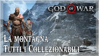 God of War ITA  La montagna  Tutti i collezionabili 100 [upl. by Akkeber]