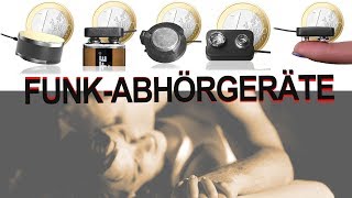 Abhörgeräte FunkAbhörgeräte Abhörtechnik Minisender zum Abhören [upl. by Hannis]