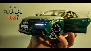 AUDI RS 7 Diecast modelcar 118 with LED Lights [upl. by Frick]