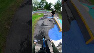 Rate this colorful pump track 😍 mtb pumptrack dirtjumper mtblife anatolybrv quot [upl. by Nnahgem194]