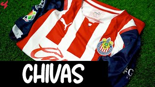 Puma Chivas 202122 Authentic Home Jersey Unboxing  Review [upl. by Lorusso]