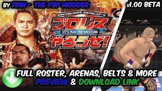 NJPW Lets Play Pro Wrestling PSPAndroid Beta by Finn  Full Roster Belts Arenas and More [upl. by Birkle653]