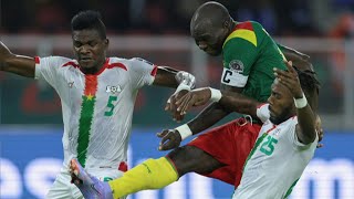 CAN les images du match douverture Cameroun  Burkina Faso  AFP [upl. by Auqinom]