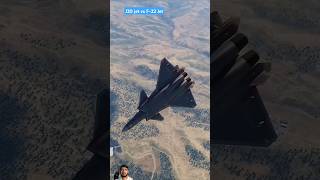 J20 fighter jet vs F22 jet military fighterjet [upl. by Lefty46]