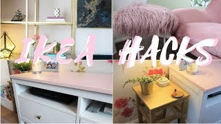 IKEA HACKS AND DIYs 2018  4 EASY amp CHEAP DIY HACKS  HOME DECOR [upl. by Olethea]