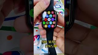 S10max Smart Watch 2 In 1 Earbuds Set Watch Reloj Fitness Tracker S10 Max TWS Earphone Smartwatch [upl. by Liuqnoj]