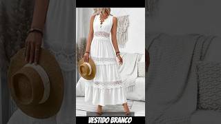 💖 Vestido Branco A Escolha Perfeita para as Festas de Fim de Ano  Dicas de Moda Feminina shorts [upl. by Garvin]