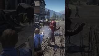 Arthur kills Micah Bell rdr2 arthurmorgan reddeadredemption gaming reddeadredemtion2 gameplay [upl. by Terchie309]