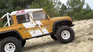 La colline sableuse Larchant  Traxxas trx4 Rc Scale Crawler 110 [upl. by Kenweigh]