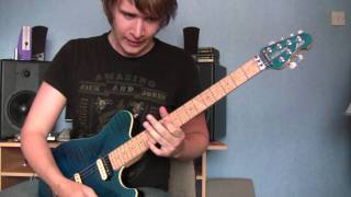 Eruption Guitar Solo Darren Donohoe Ernieball Musicman axis [upl. by Kire]