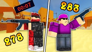 COMPETING for the RANDOMIZER WORLD RECORD on ARSENAL ROBLOX [upl. by Halullat]