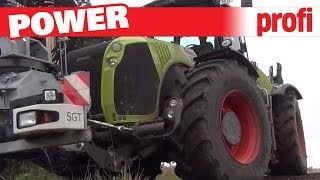 Claas Xerion 5000 mit SGTAuflieger [upl. by Inahpit967]