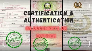 Seamless Certification amp Authentication  eCitizen 2024 Document Certification Made Easy [upl. by Dalury]