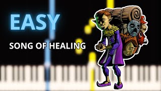 Song of Healing  Zelda Majoras Mask  EASY Piano Tutorial [upl. by Itak357]