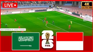 LIVE Indonesia vs Arab Saudi  Kualifikasi Piala Dunia 2026 Live Score السعودية vs إندونيسيا [upl. by Rudd]