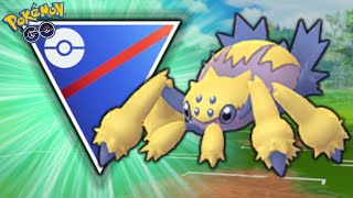 TODAY WE USE GALVANTULA THE SPARKY SPIDER OF THE GREAT LEAGUE  POKEMON GO BATTLE LEAGUE PVP [upl. by Smeaj740]