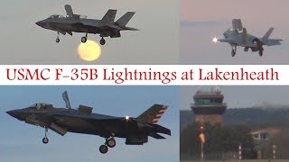 USMC F35B Lightnings deploy to the UK  2021 [upl. by Adnilram]