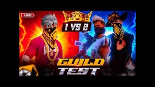 🛑LIVE GUILD TEST 1VS1  FF LIVE  GUILD TEST LIVE  FREE FIRE LIVE 🥵😺 gyangaming freefirelive [upl. by Letha]