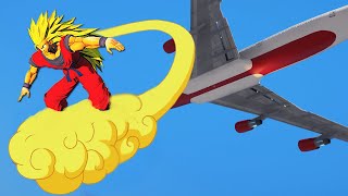 Goku Flying Nimbus  GTA 5 Dragon Ball Z Mods [upl. by Acinorahs]