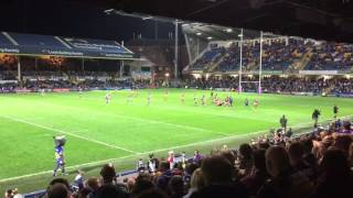 Leeds Rhinos v Leigh Centurions 2016 from Headingley South Stand [upl. by Ojybbob]