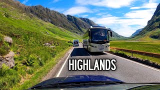 Scottish Highlands Drive 🚘  Kinlochleven to Killin  Scotland 🏴󠁧󠁢󠁳󠁣󠁴󠁿 [upl. by Assilak]