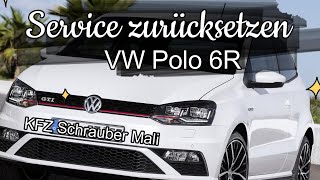 Service zurücksetzen VW Polo 6R Reset service VW Polo 6R [upl. by Eyt777]