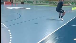 Handball Passing Drills with Footwork  Dynamic WarmUp Alternative [upl. by Cavil]