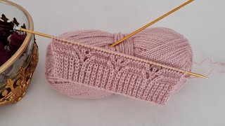 Kolay Ve Gösterişli ✅️ Yelek Şal Hırka Süveter İçin Örgü Modeli ✅️ Knitting Crochet [upl. by Haerdna]