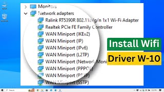 How to Install Wifi Driver in Windows 10 [upl. by Eisler944]