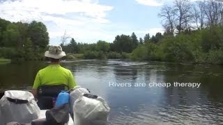 Upper Manistee River Canoe Trip  Chippewa Landing Canoe Livery [upl. by Nnyla]