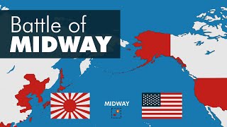 Battle of Midway How the US won over the Japanese Navy in World War 2  Animated History [upl. by Julide]