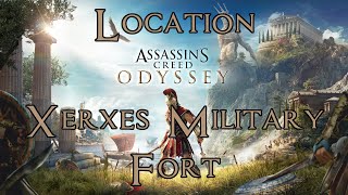 Assassins Creed Odyssey Xerxes Military Fort Lokris Location 100 Completion [upl. by Seema154]